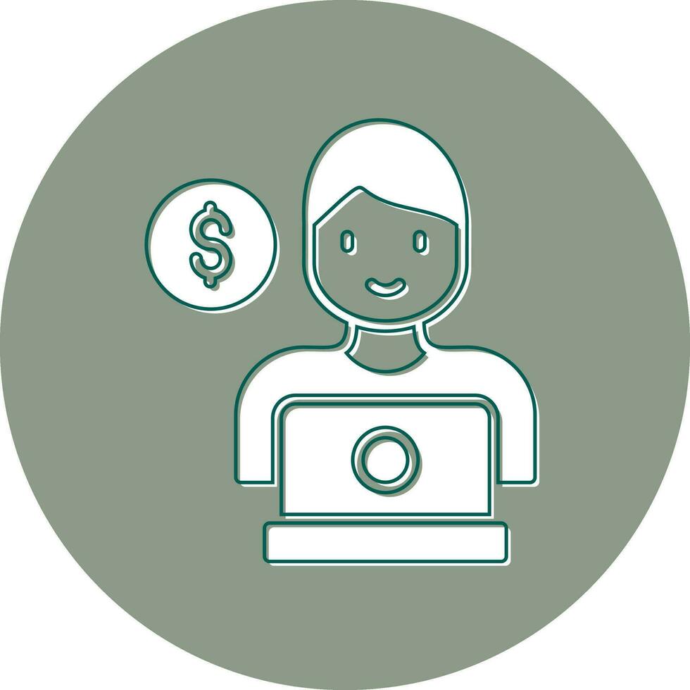 Self Employed Vector Icon