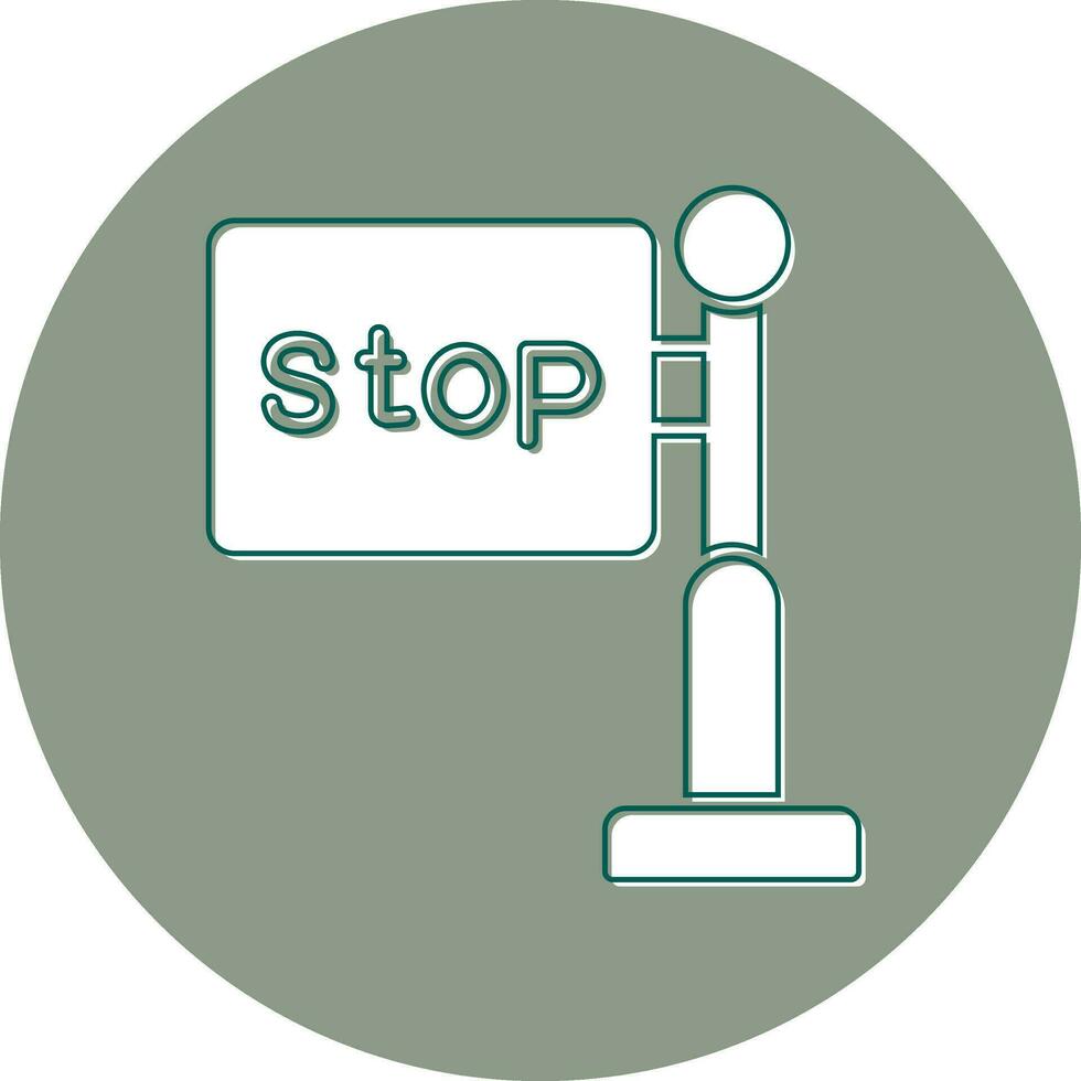 Stop Vector Icon