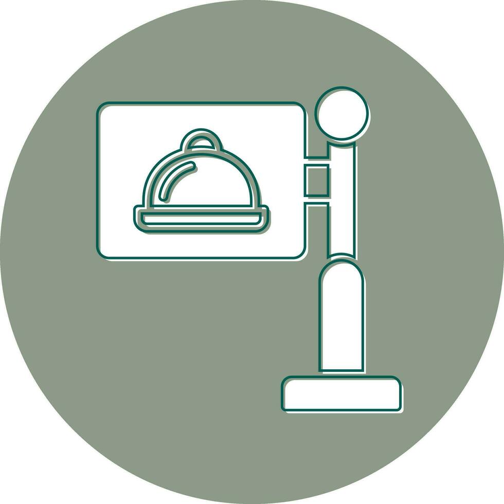 icono de vector de restaurante