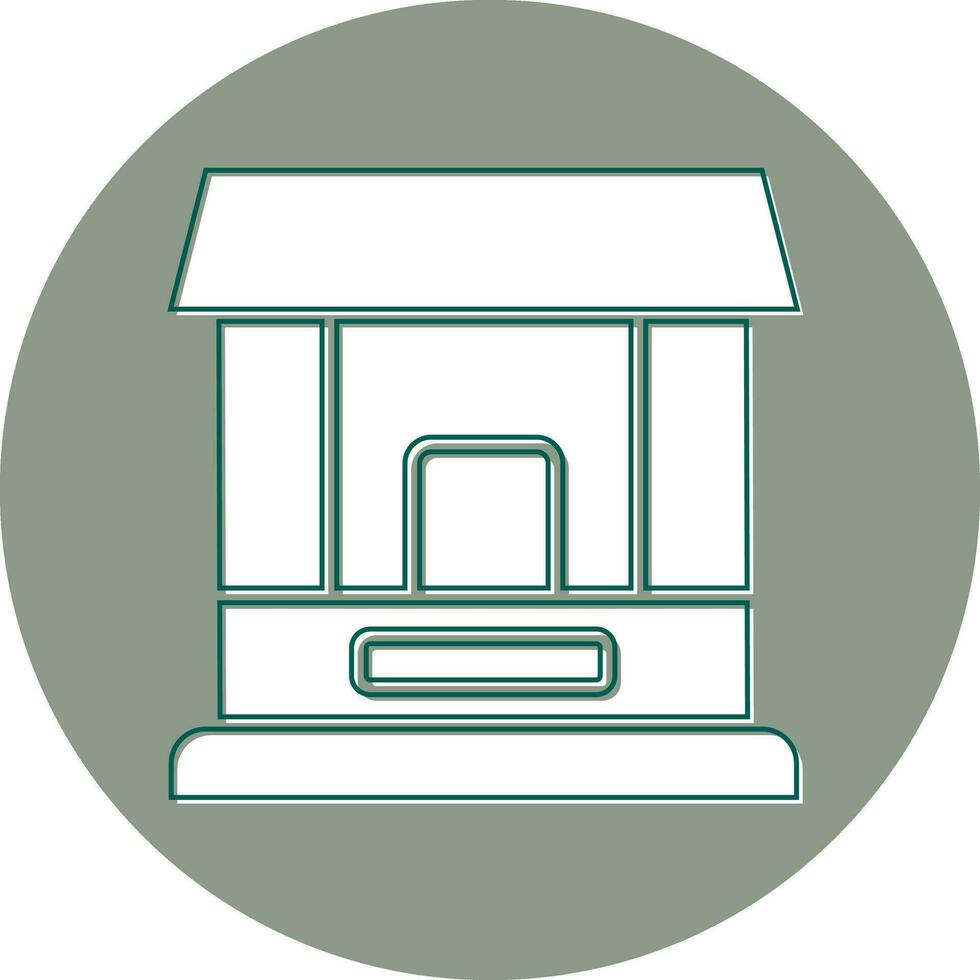 Ticket Window Vector Icon