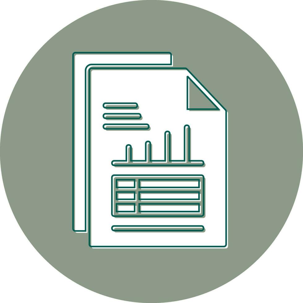 Data Report Vector Icon