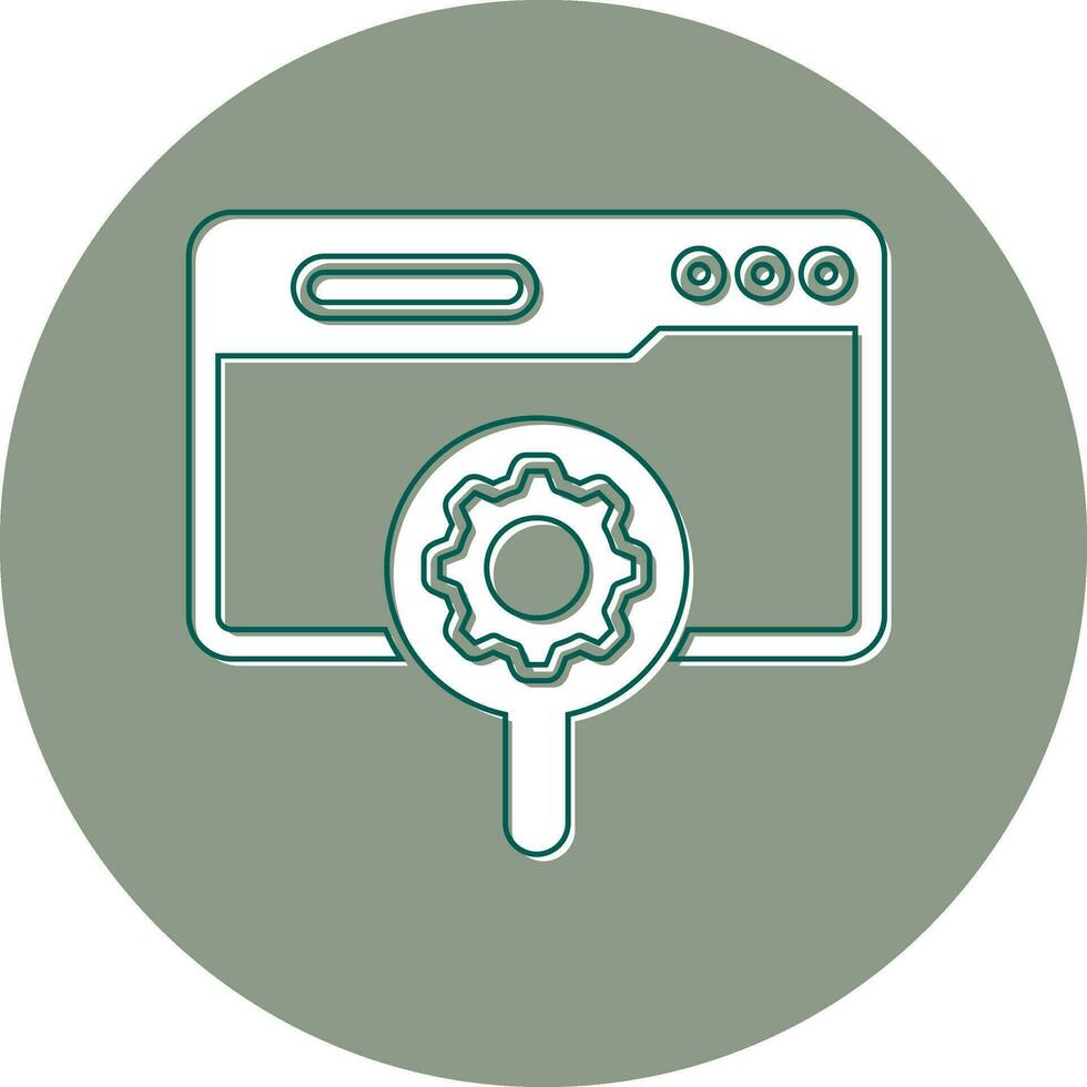 Search Engine Vector Icon