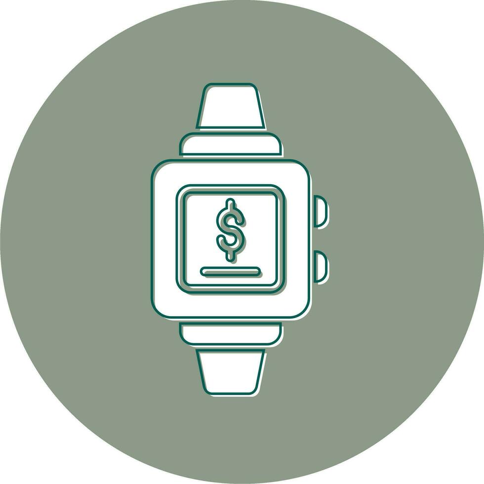 SmartWatch Payment Vector Icon