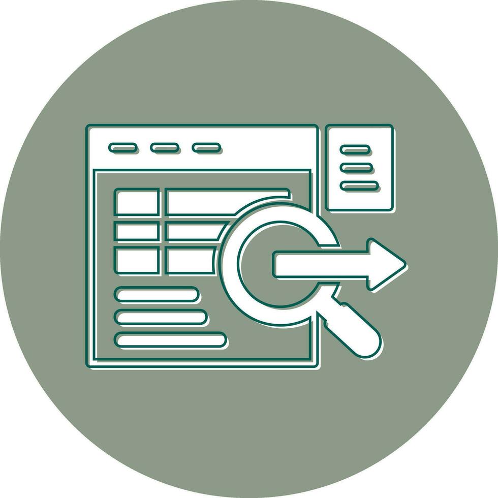 Data Query Vector Icon