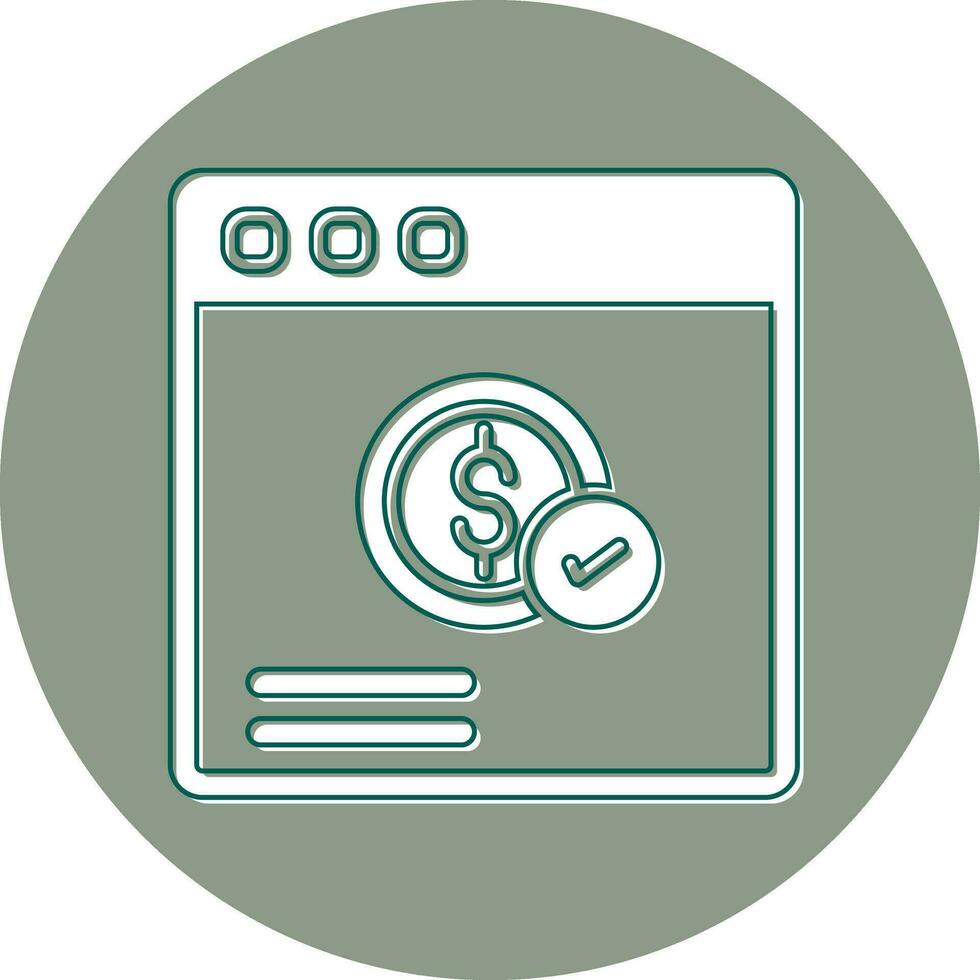 Online Payment Vector Icon