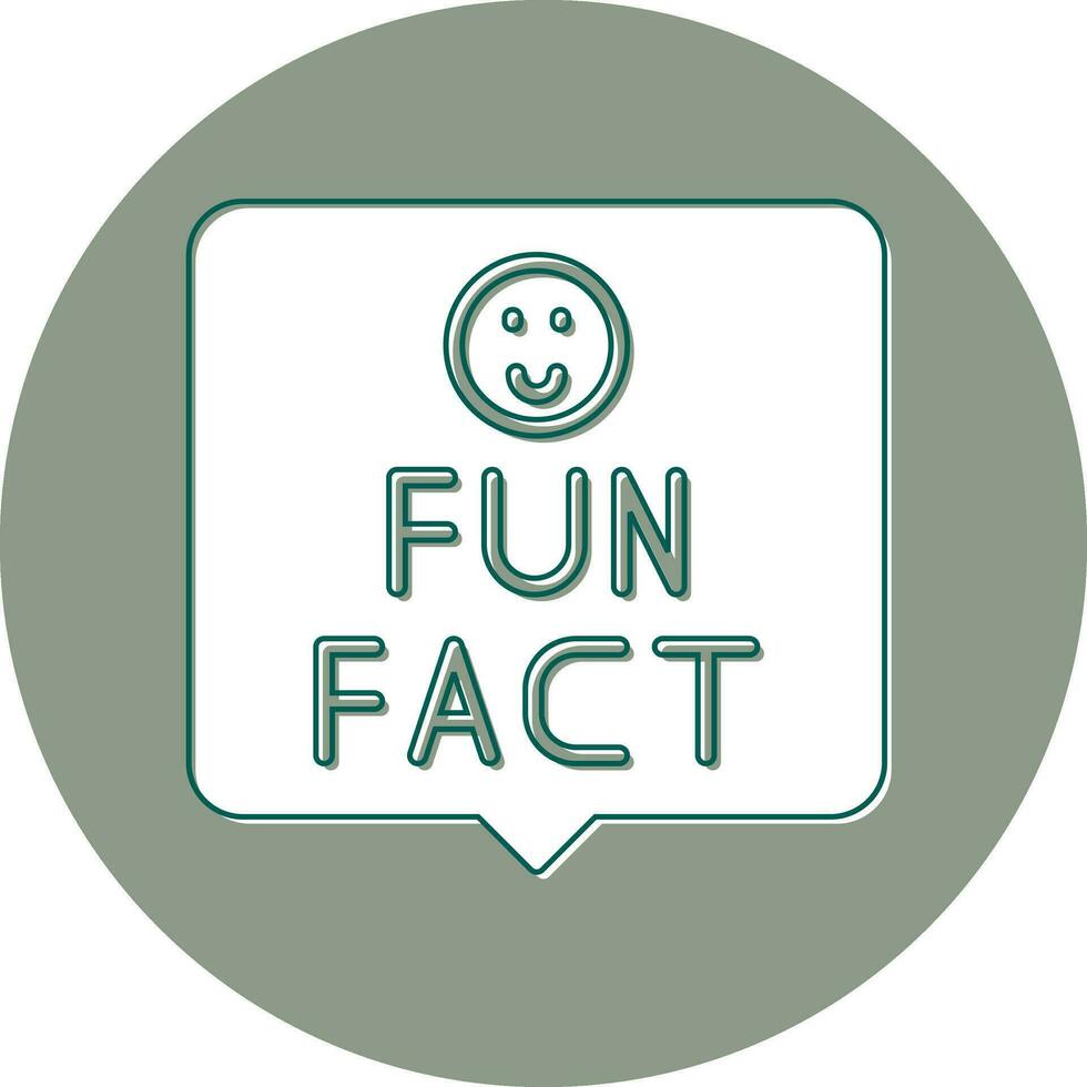 Fun Fact Vector Icon