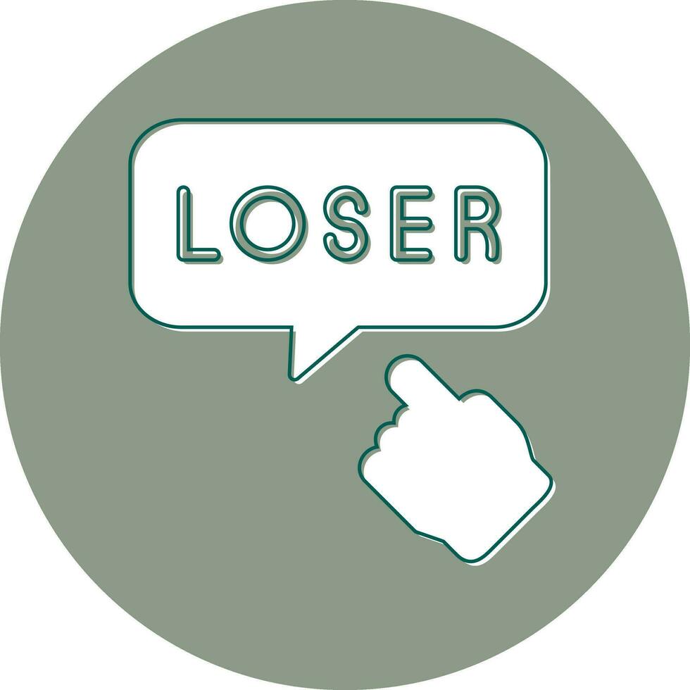 Loser Vector Icon