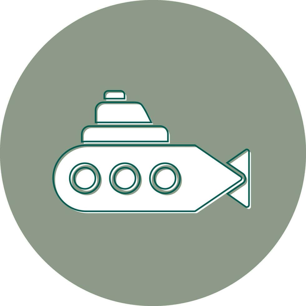 Submarine Vector Icon