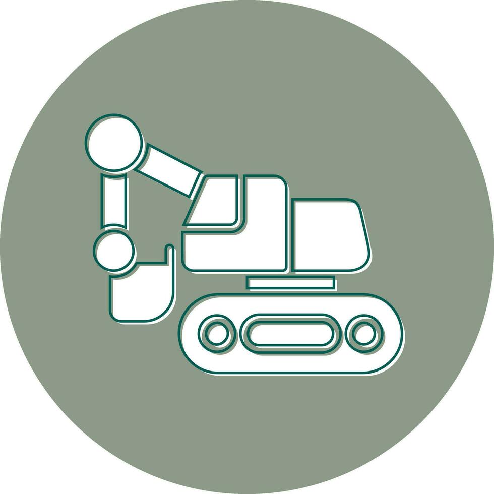 Excavator Vector Icon