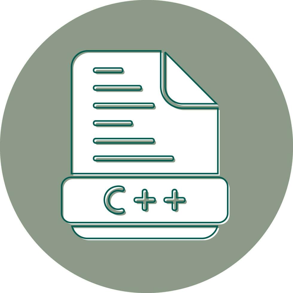 C plus plusVector Icon vector
