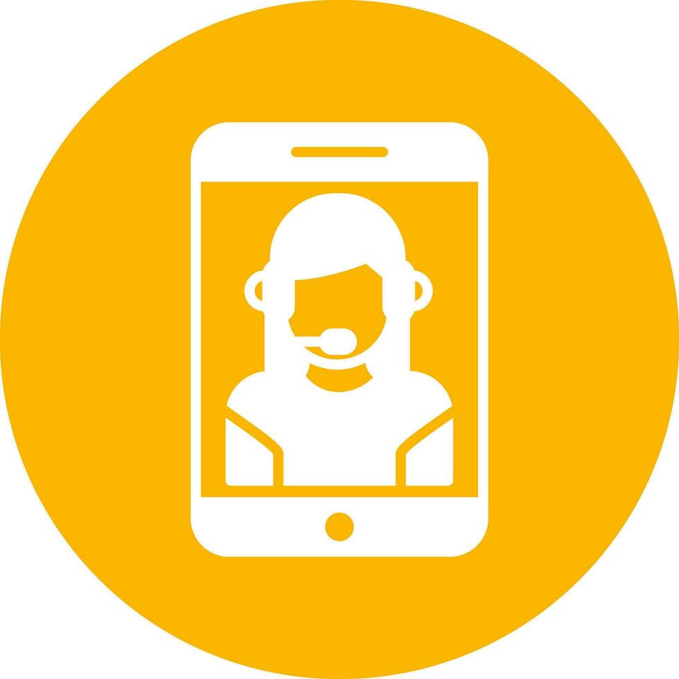 Customer Service Agent Vector Icon