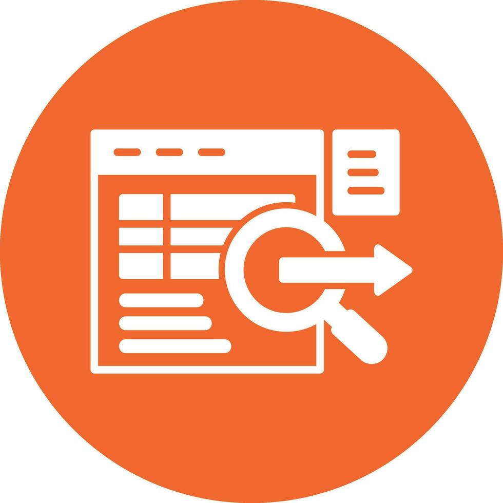 Data Query Vector Icon