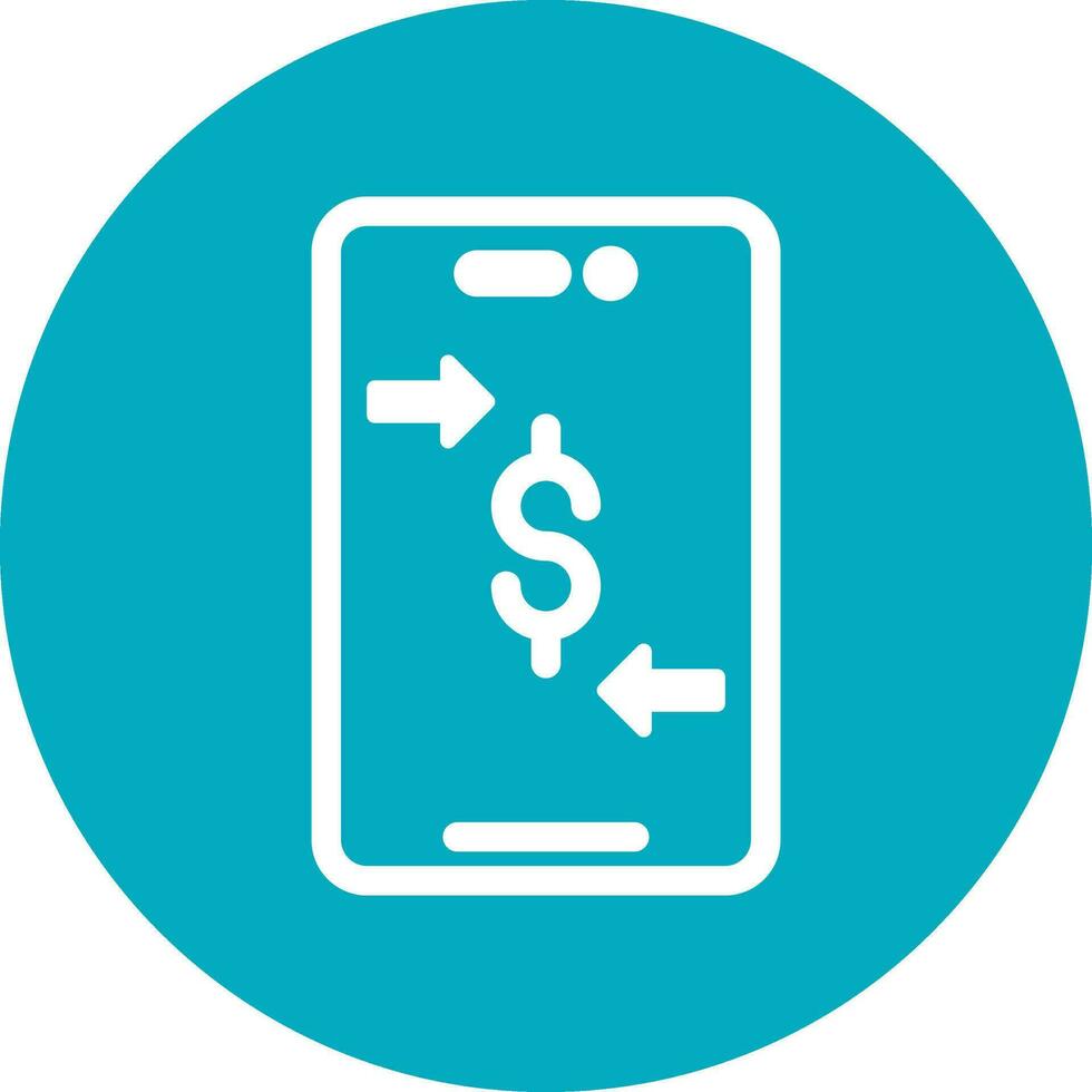 Online Money Transfer Vector Icon