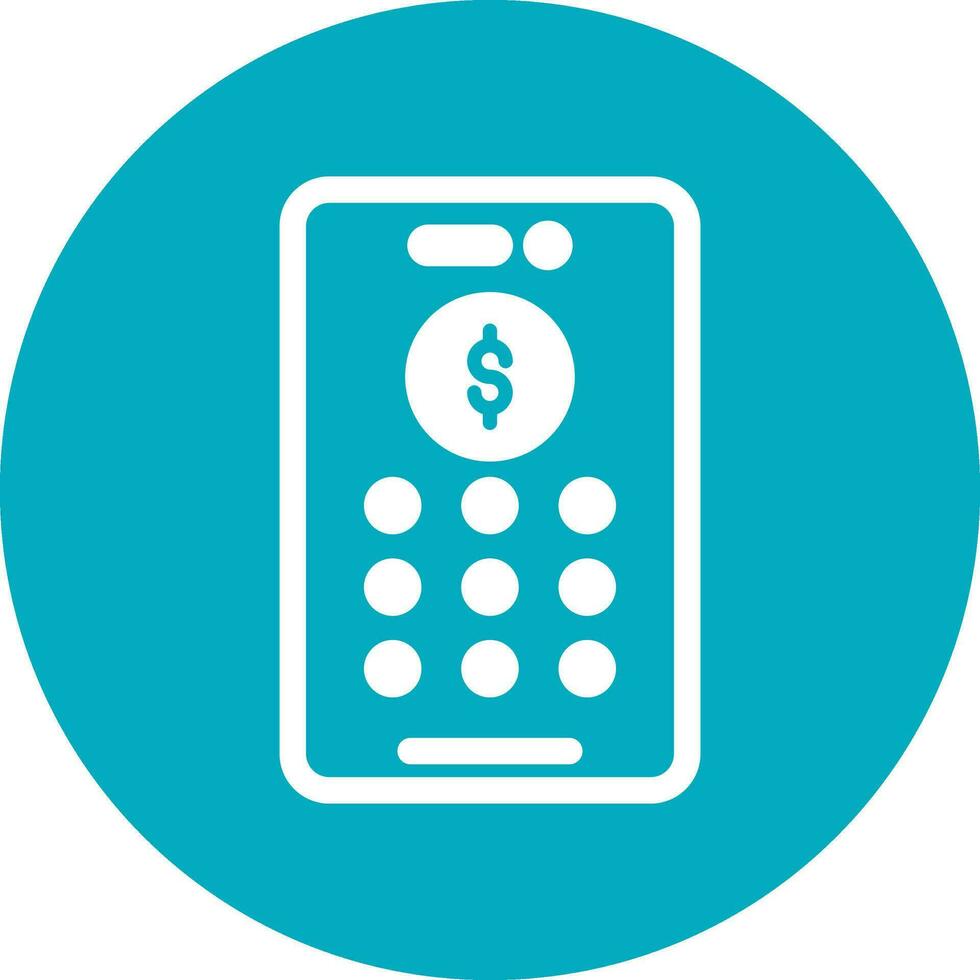 Banking Pin Code Vector Icon