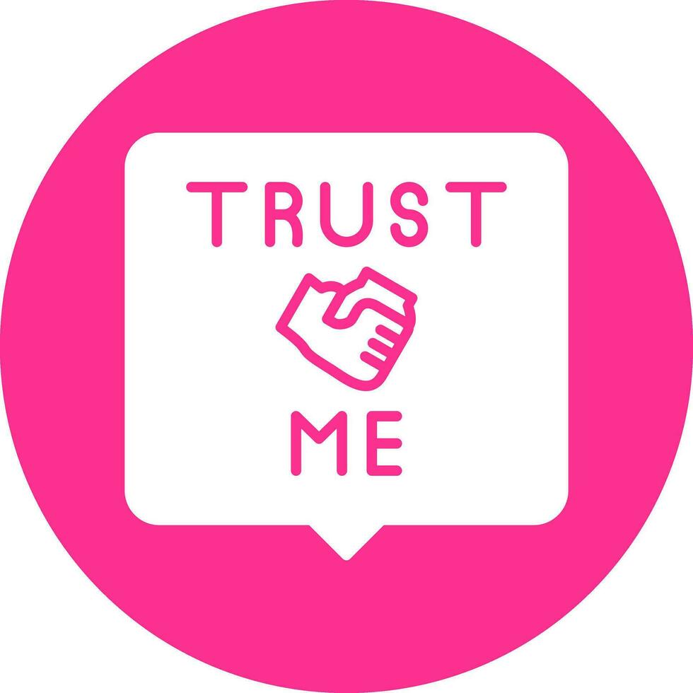 Trust Me Vector Icon