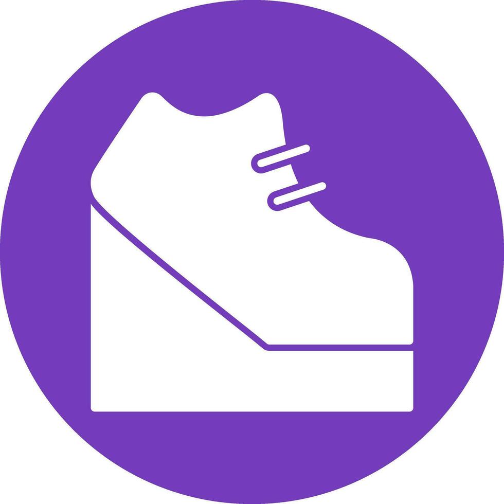 icono de vector de zapato