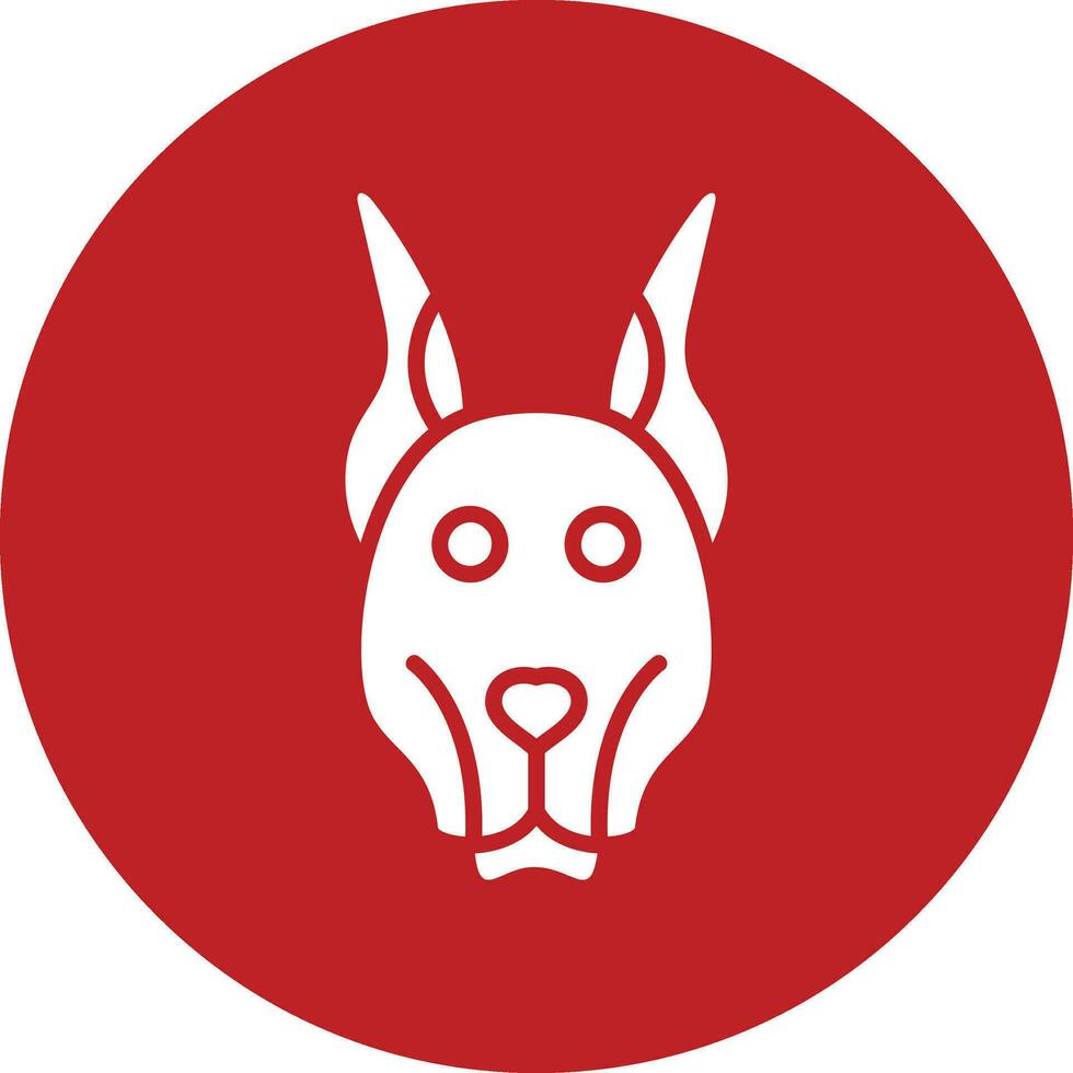 Doberman Vector Icon