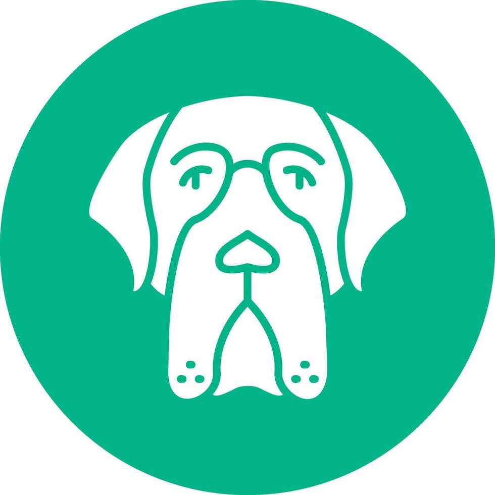 Saint Bernard Vector Icon