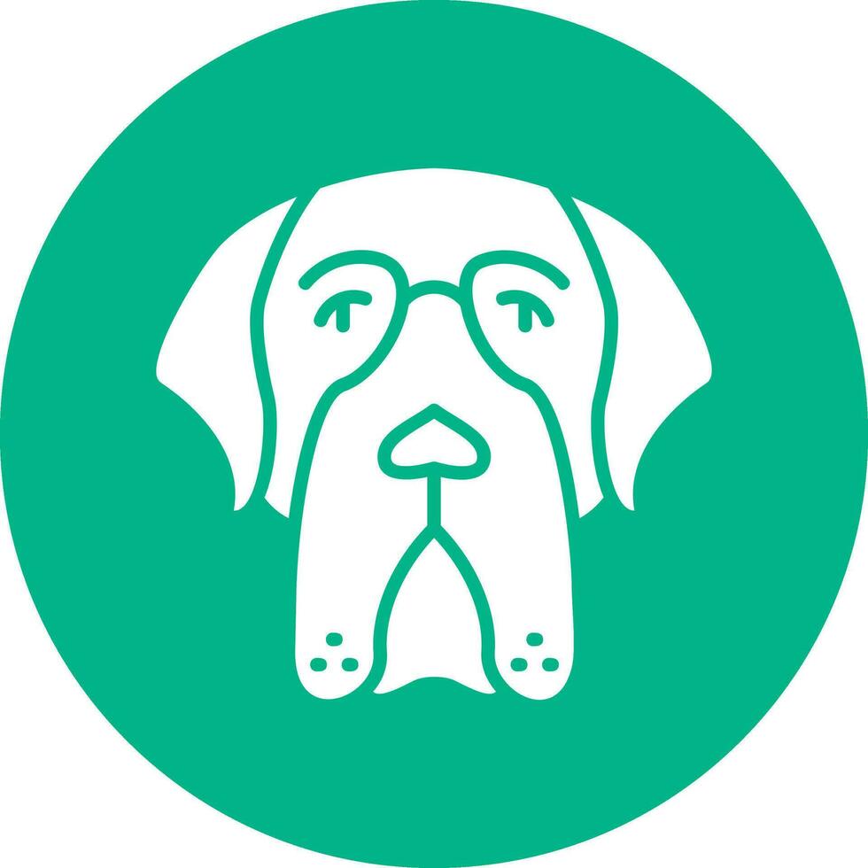 Saint Bernard Vector Icon