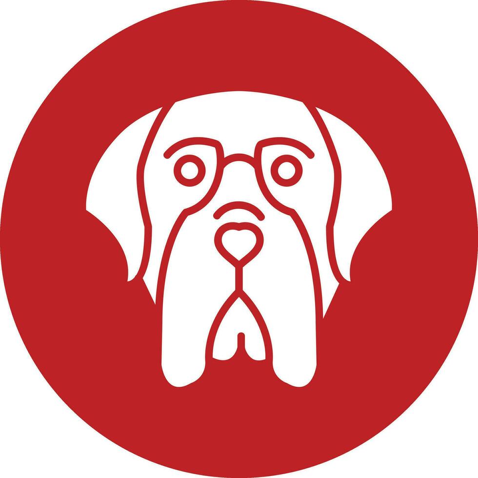 English Mastiff Vector Icon