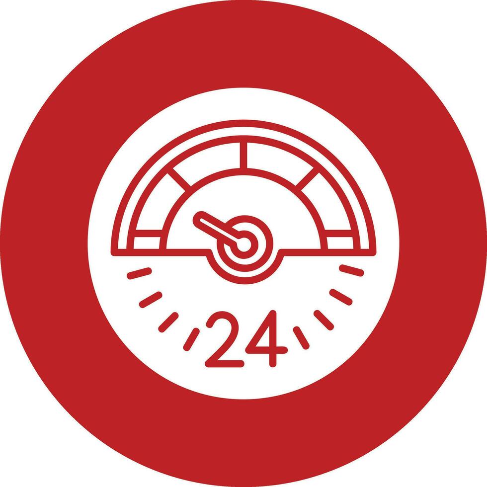 Speedometer Vector Icon