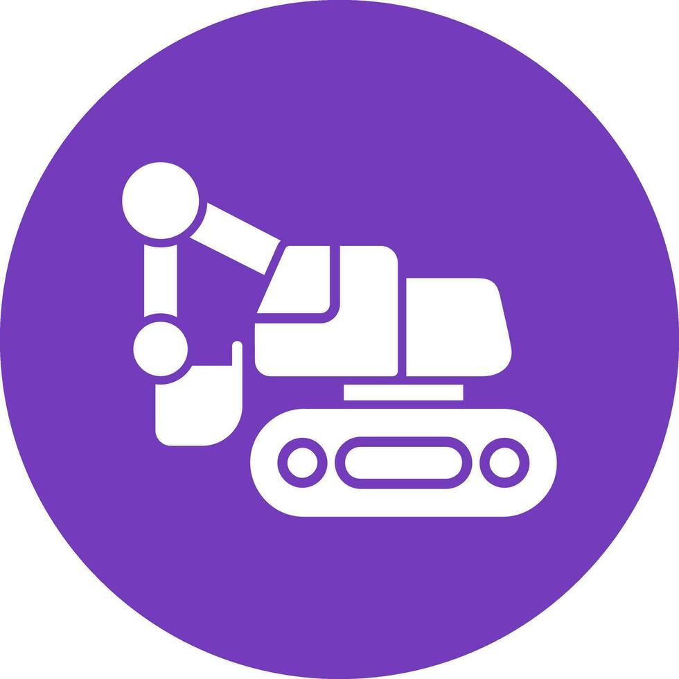 Excavator Vector Icon