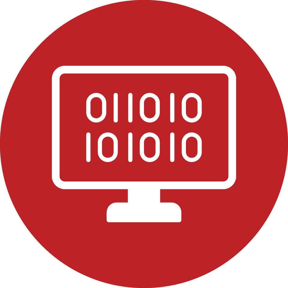 Binary Code Vector Icon