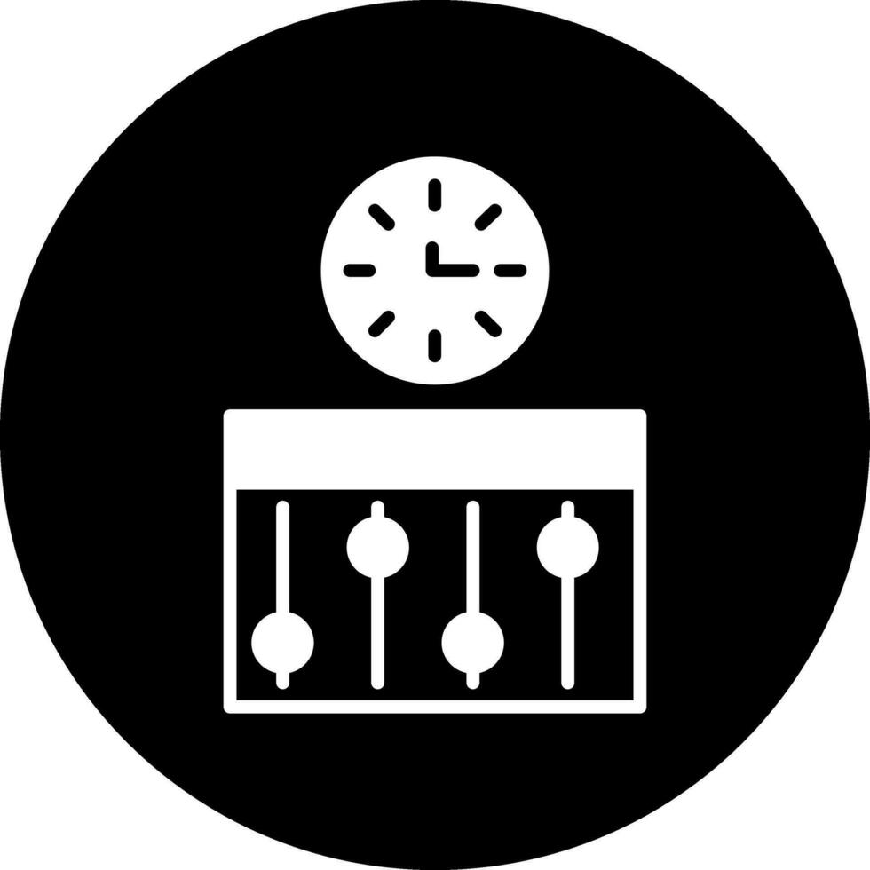 icono de vector de tiempo