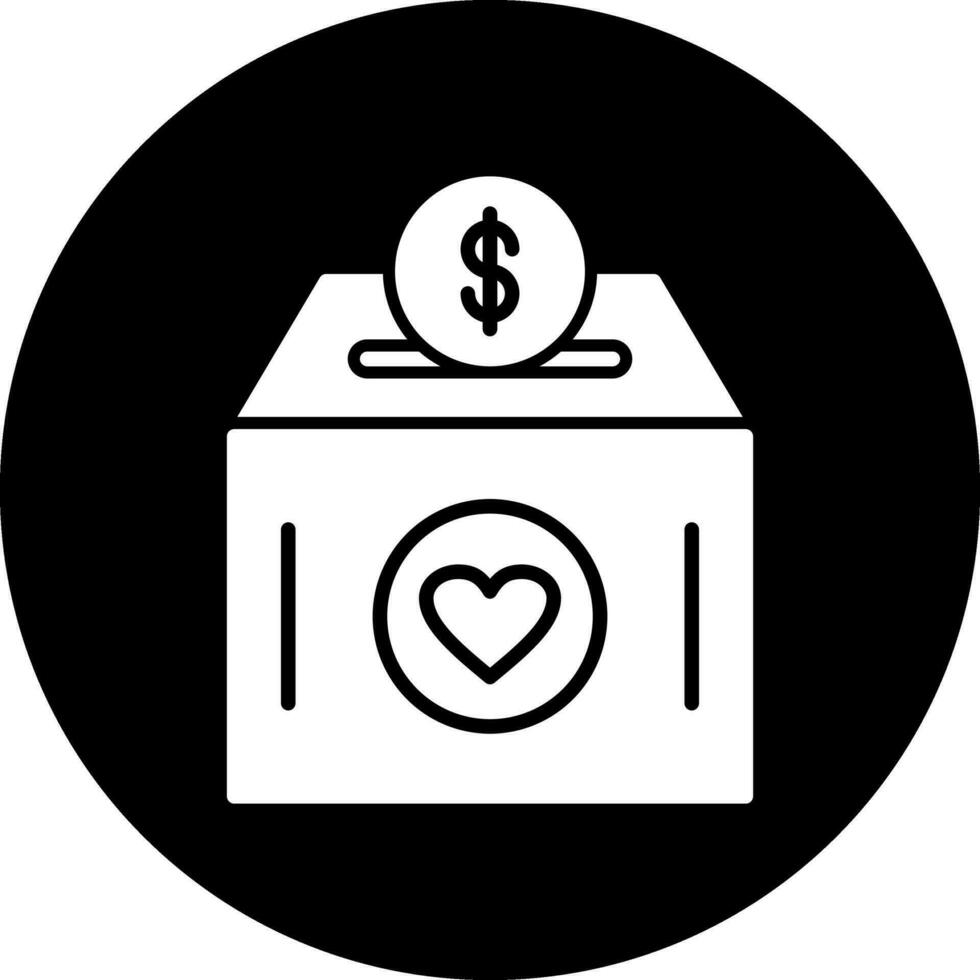 icono de vector de donación