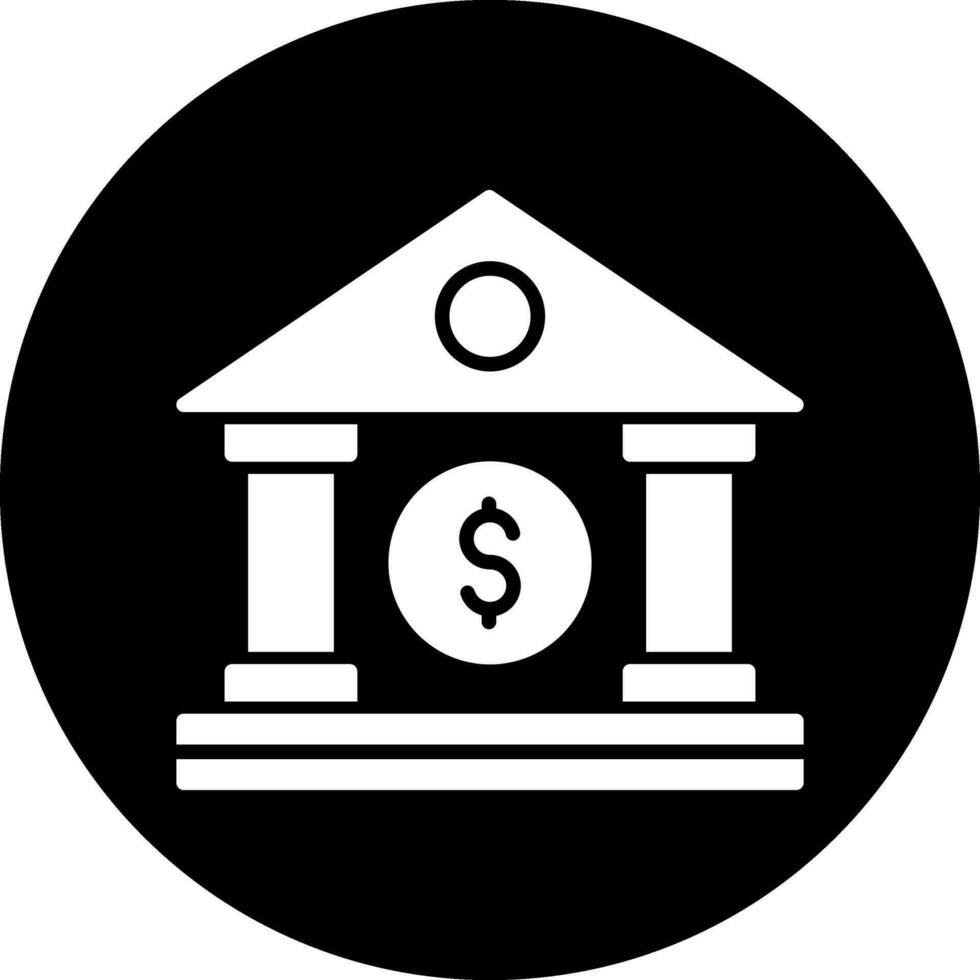 icono de vector de banco