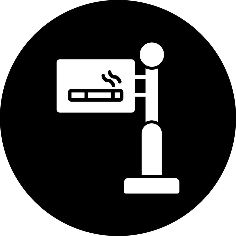 de fumar zona vector icono