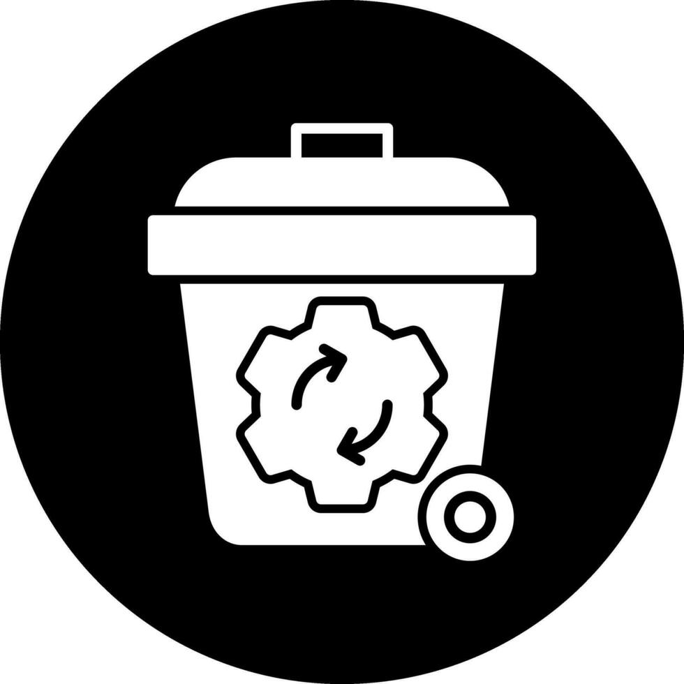 icono de vector reciclable