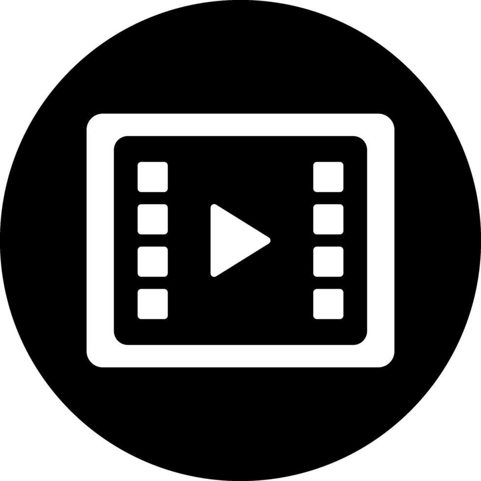Video Processing Vector Icon