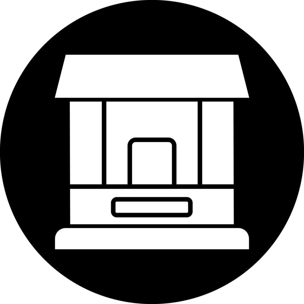 Ticket Window Vector Icon