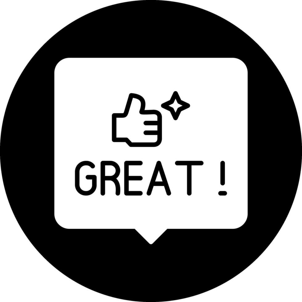 Great Vector Icon