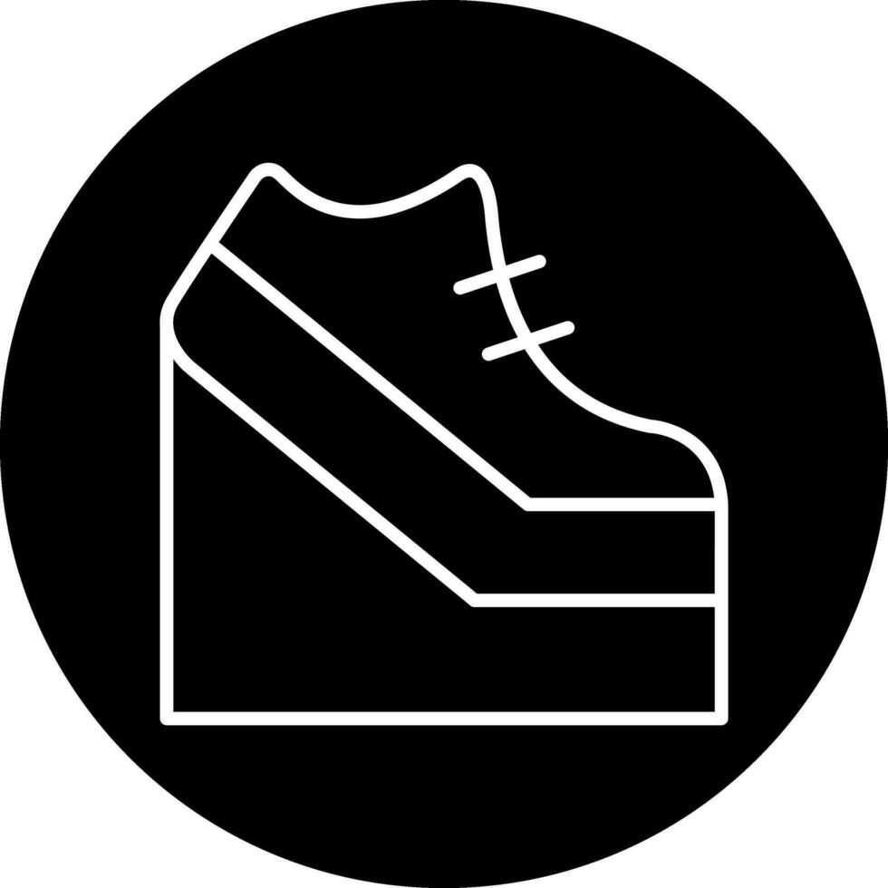 icono de vector de zapato