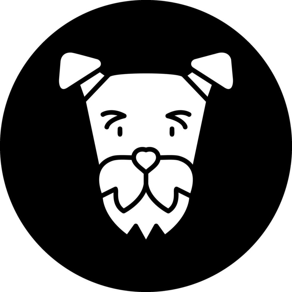 airedale terrier vector icono