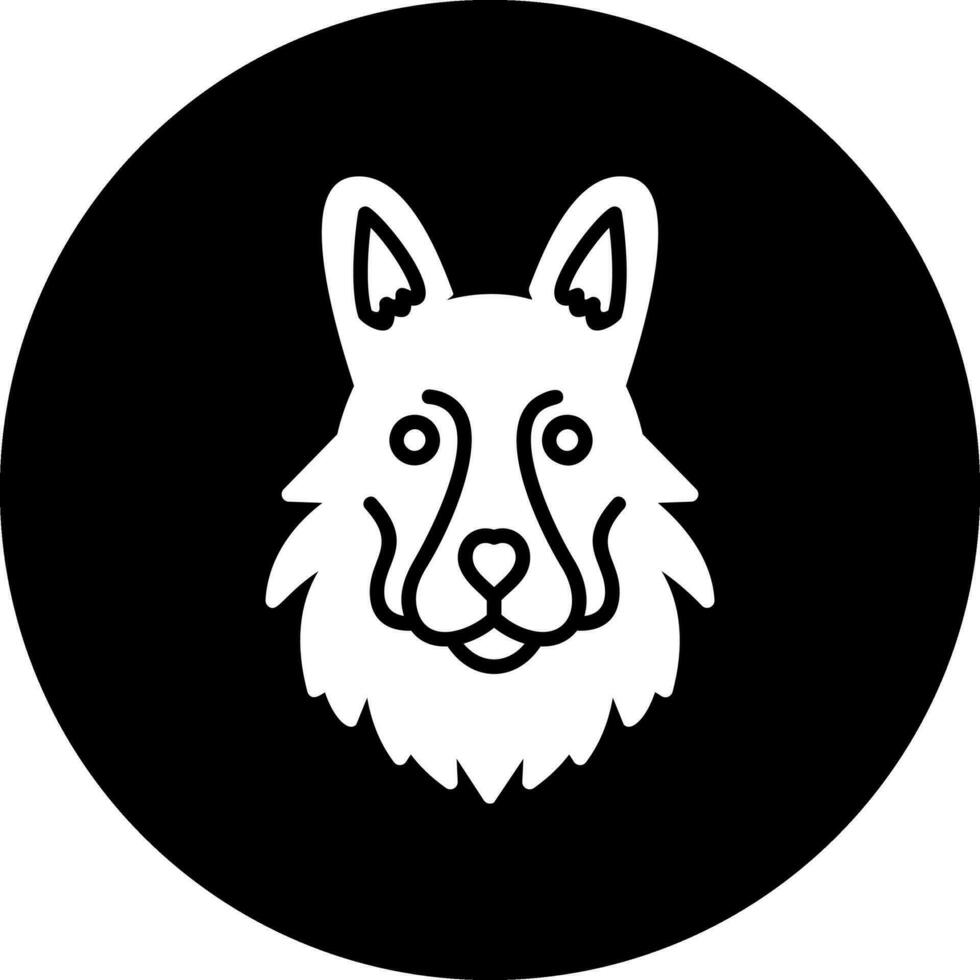 German Shepherd Vector Icon
