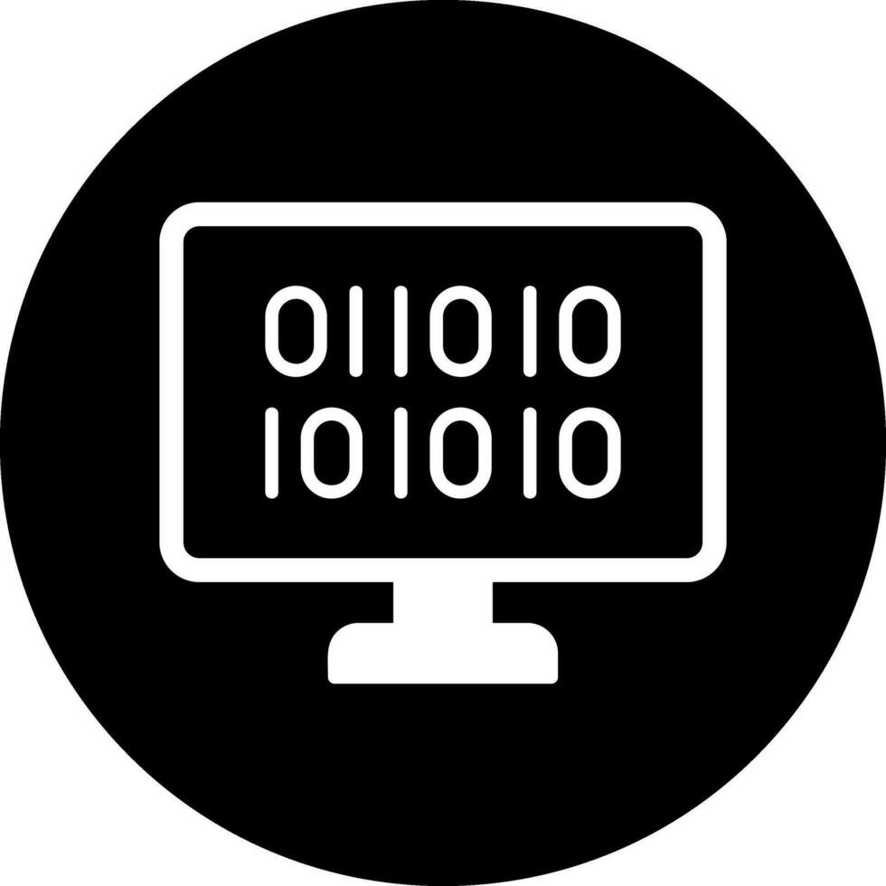 Binary Code Vector Icon