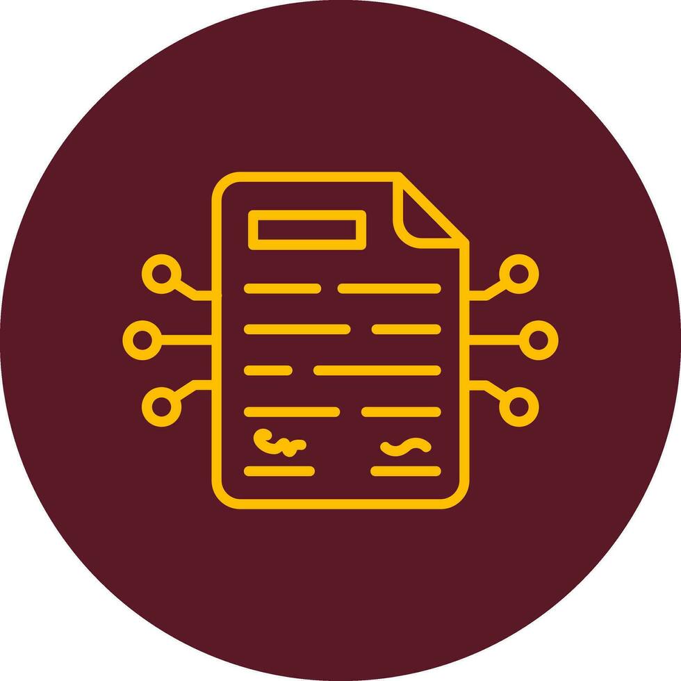 Smart Contracts Vector Icon