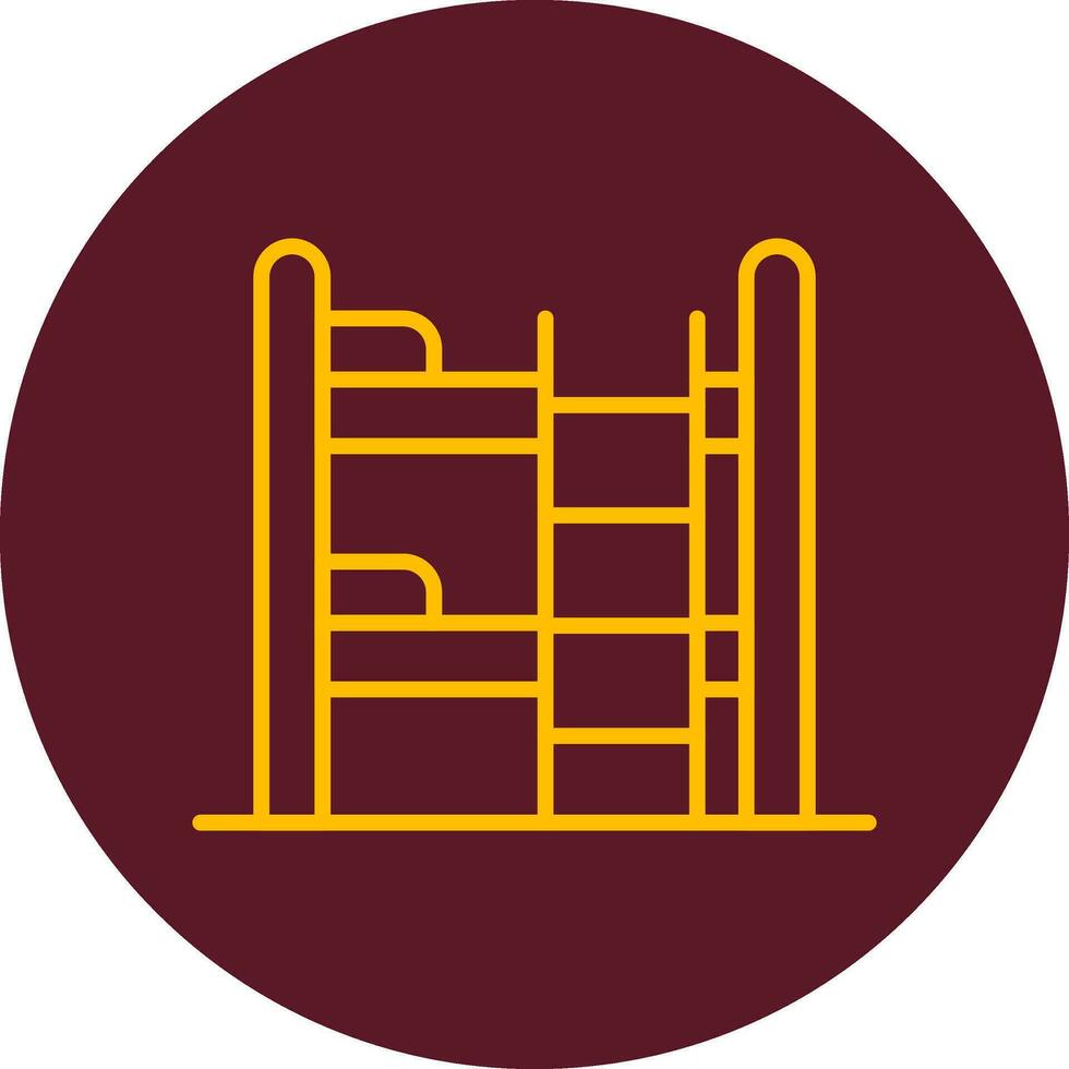 Bunk Bed Vector Icon