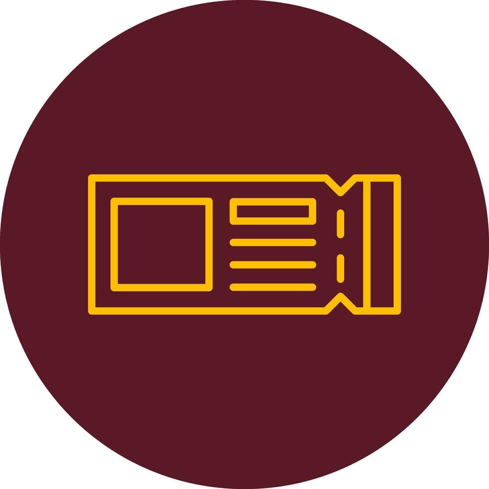 Ticket Vector Icon