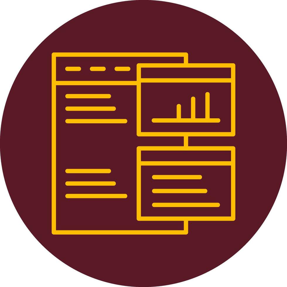 Log Data Vector Icon