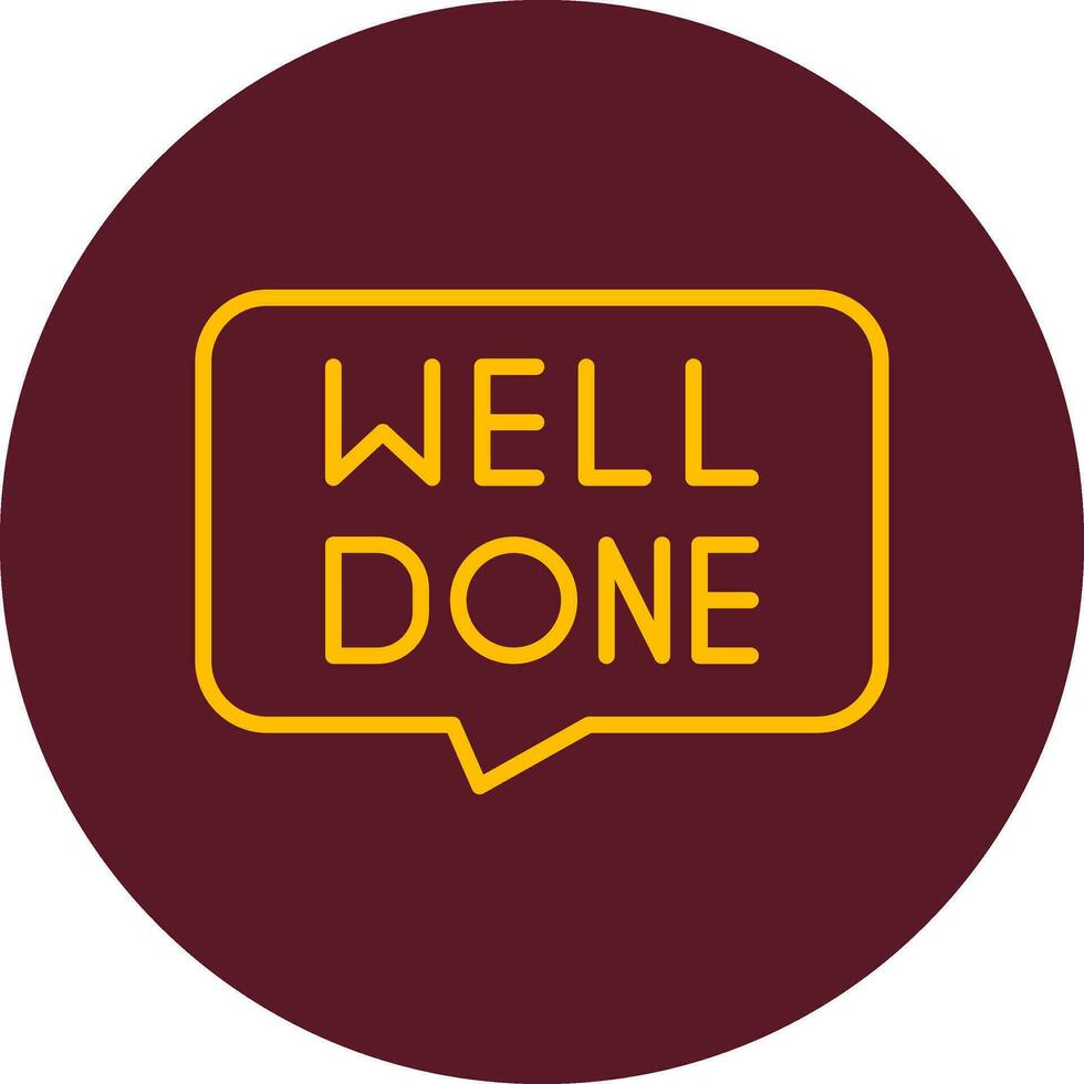 Well Done Vector Icon
