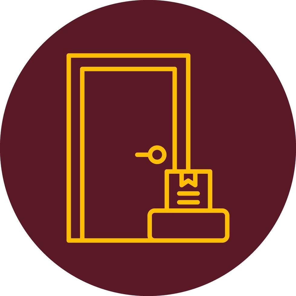 Door To Door Vector Icon