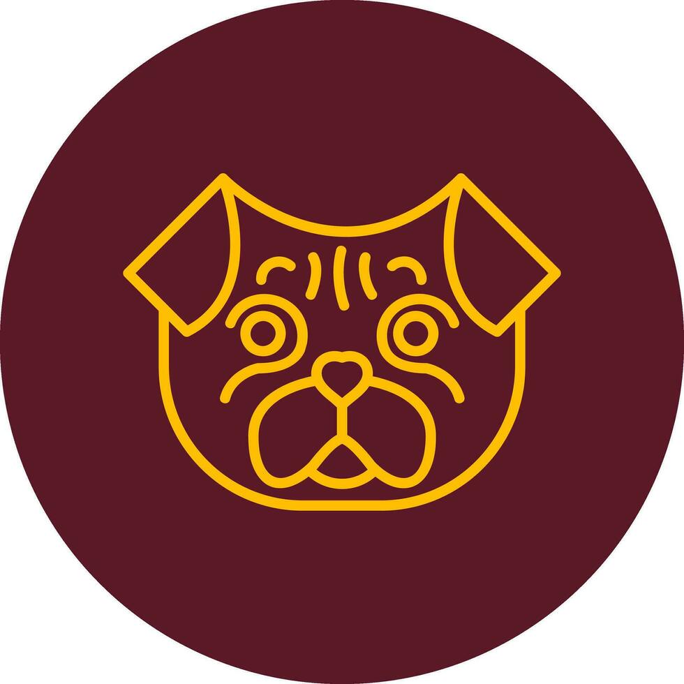Pug Vector Icon
