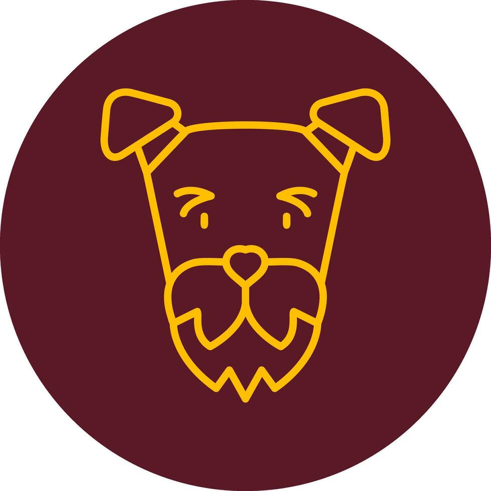 Airedale Terrier Vector Icon