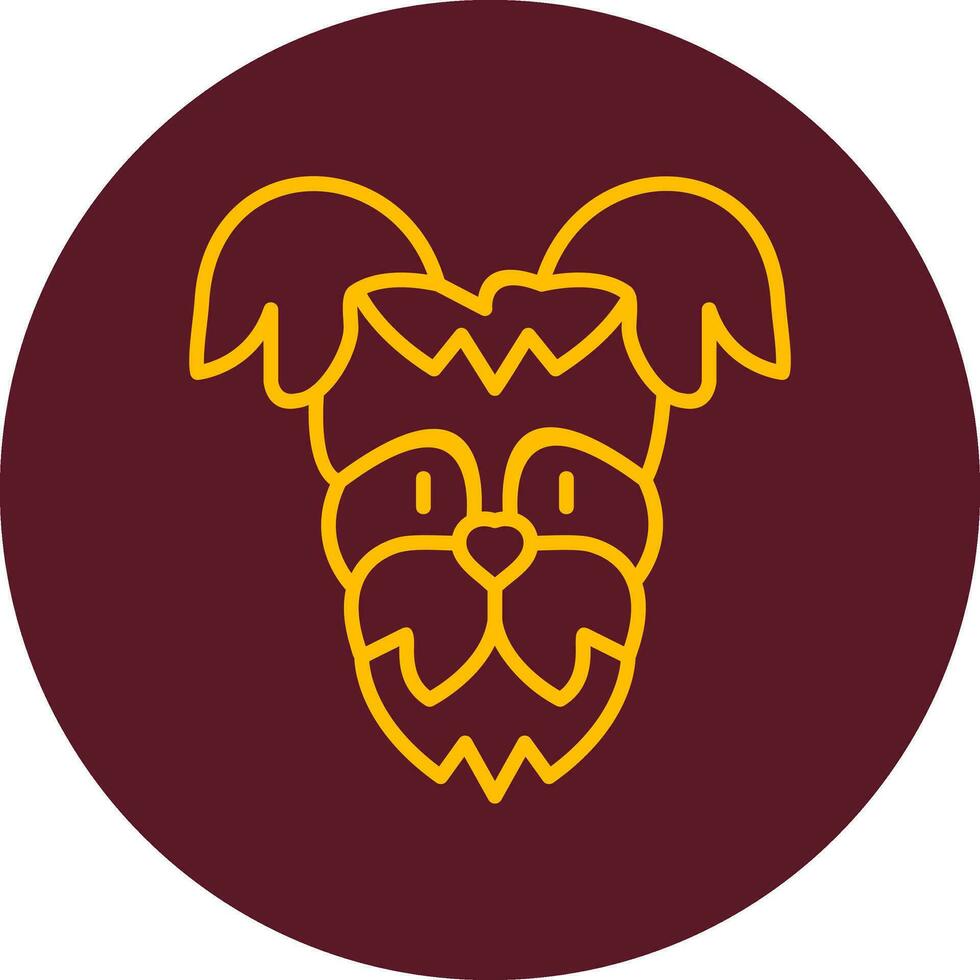 Yorkshire Terrier Vector Icon