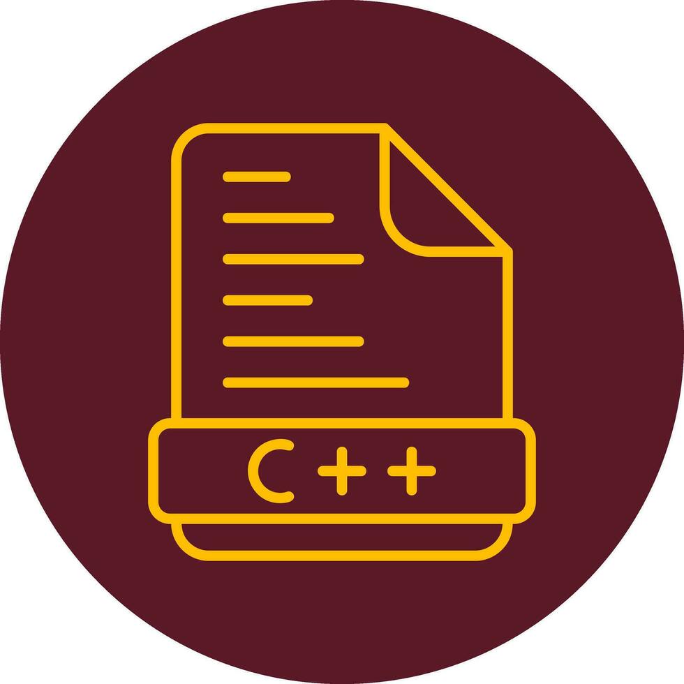 C plus plus Vector Icon
