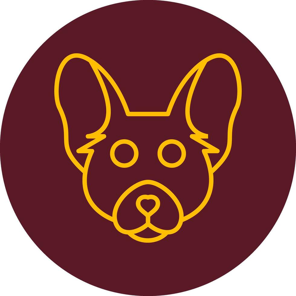 chihuahua vector icono